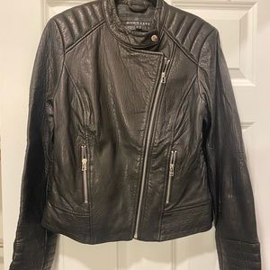 Dawn Levy Black Genuine Leather Jacket